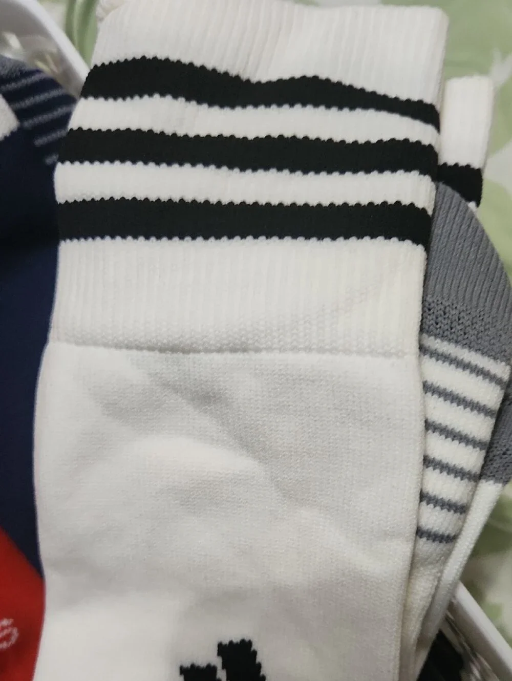 adidas Men’s Soccer Copa Zone Crew Socks — White Size L 9 -13